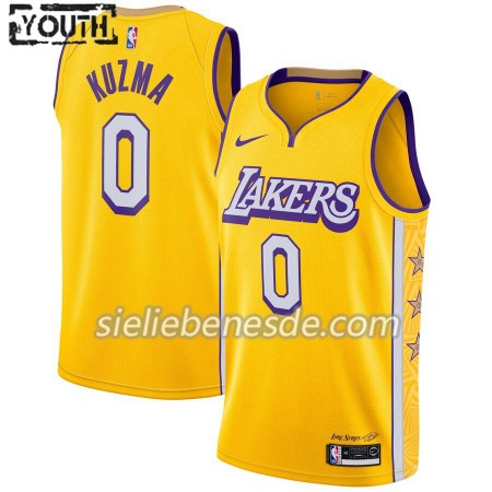 Kinder NBA Los Angeles Lakers Trikot Kyle Kuzma 0 Nike 2019-2020 City Edition Swingman